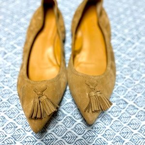EUC condition JCrew tassle ballet  flats